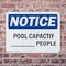 Signmission Pool Capacity _ People, 10 in W x Rectangle, Plastic OS-2PACK-NS-P-710-L-17675 - alternate 5